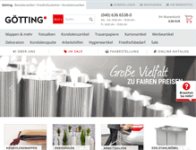 Tablet Screenshot of goetting-online.de